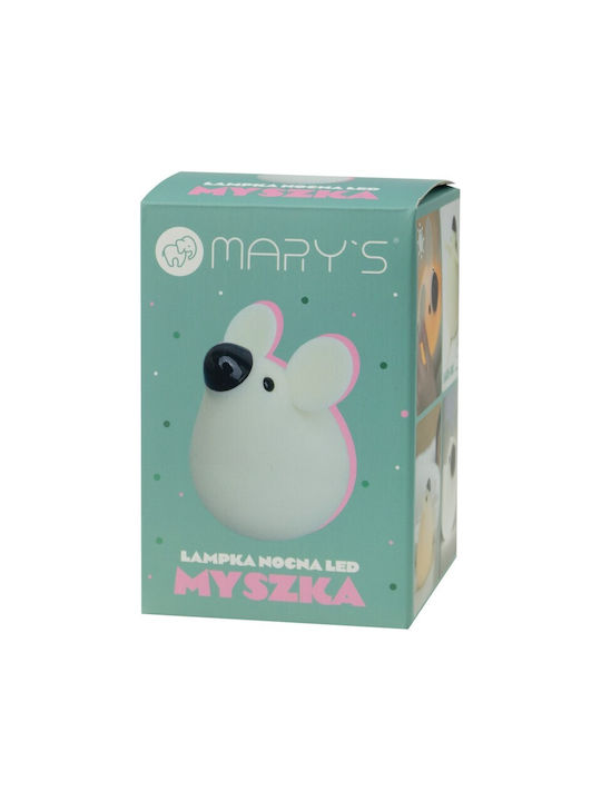 Mary's Led Παιδικό Διακοσμητικό Φωτιστικό Γκρι 12.5x10.3x12.5εκ.