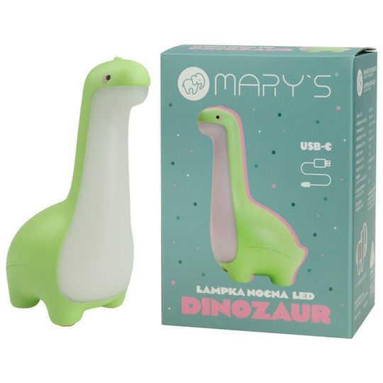 Mary's Led Παιδικό Διακοσμητικό Φωτιστικό Πράσινο 12.4x12.4x17.5εκ.