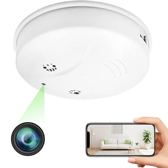 Iuni D101 Smoke Detector Spy Camera Wi-fi 4k View Motion Detection