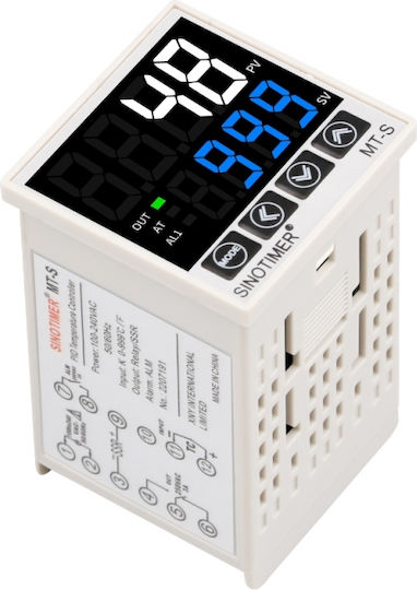 Termostat Digital Controler de Temperatură Încălzire Răcire Releu Instrument Mt-s Ieșire de Tensiune