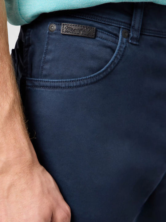 Texas Trousers Chino Elastic in Slim Fit Dark Navy