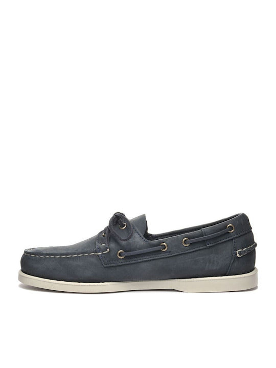 Sebago Docksides Portland Men's Moccasins Blue