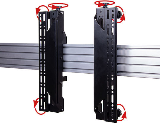 B-Tech 1428348 Wandhalterung für Fernseher mit Arm bis 70kg Schwarz