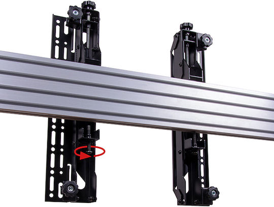 B-Tech 1428348 Wandhalterung für Fernseher mit Arm bis 70kg Schwarz