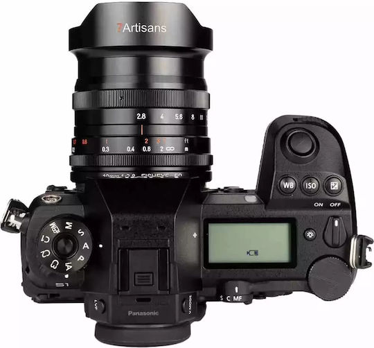 7artisans Full Frame Camera Lens Photoelectric 10mm F/2.8 Fisheye for Leica L Mount Black