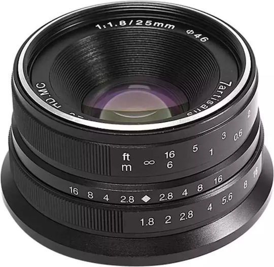 7artisans Crop Φωτογραφικός Φακός Photoelectric 25mm f/1.8 Σταθερός για Sony E Mount Μαύρος