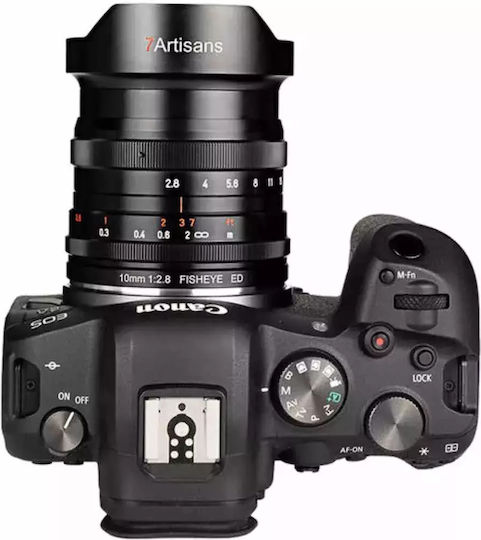 7artisans Full Frame Φωτογραφικός Φακός Photoelectric 10mm F/2.8 Fisheye για Canon R Mount Μαύρος