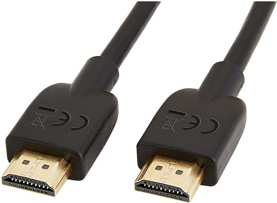 Techly A HDMI 2.0 Premium High Speed 4K 60Hz HDR Cable HDMI male - HDMI male 1m Μαύρο
