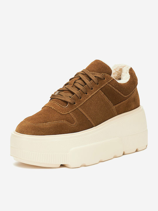 Γυναικεία Sneakers Καφέ
