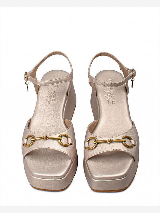Women's Platform Shoes Gold