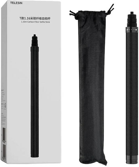 Telesin Carbon Fiber Selfie Stick pentru TE-MNP-117
