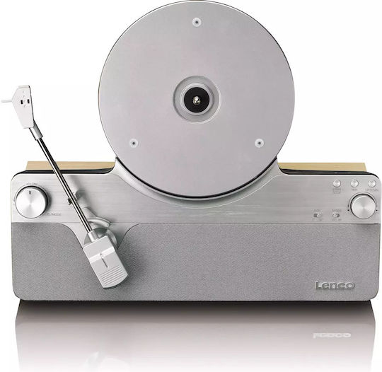 Lenco LSA-071SI Πικάπ με Belt Drive, Προενίσχυση και Ενσωματωμένα Ηχεία Ασημί