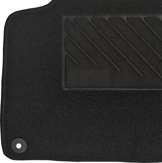 Σετ Μπροστινά και Πίσω Πατάκια 5τμχ για Audi A3 2003-2012 Μαύρα