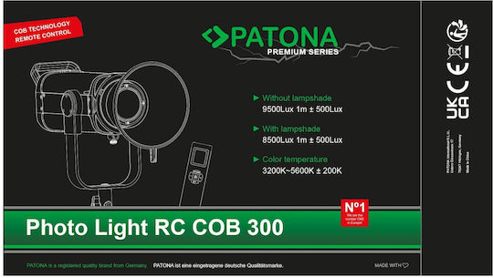 Patona LED Light 300W με Φωτεινότητα LUX 500 Lux