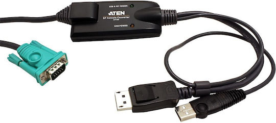 Aten CV190 DisplayPort Console Converter 1.8m