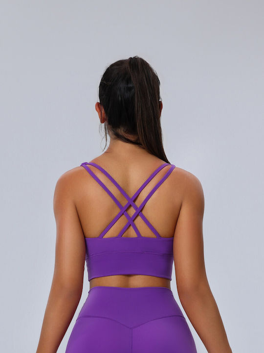 Women's Sports Bra without Padding Purple
