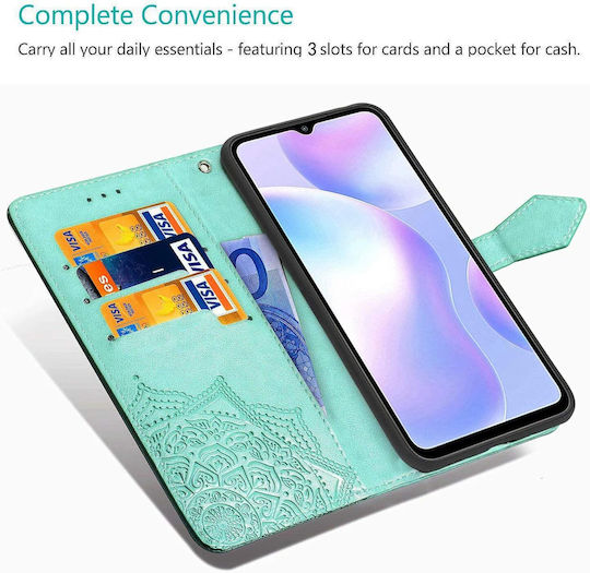TingYR Buchen Sie Leder / Silikon Blau (Realme 8i)