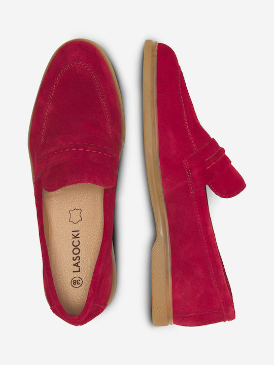 Γυναικεία Loafers σε Κόκκινο Χρώμα