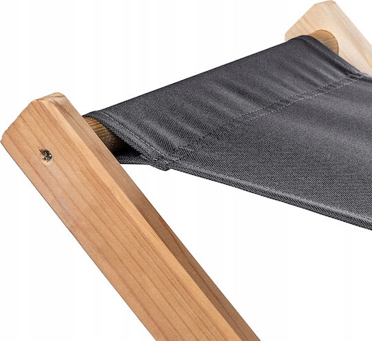 Kadax Taburet de Plajă Gri 40x31cm.