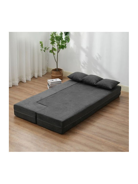 Vielseitiger Sitzsack & Pouf Dunkelgrau 103x193x22,5cm