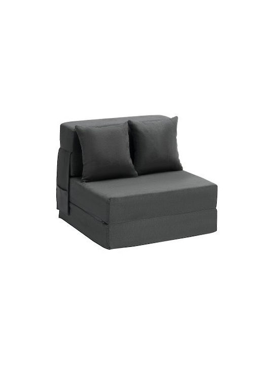 Multifunctional Bean Bag Sofa Dark Gray 186x73x15cm