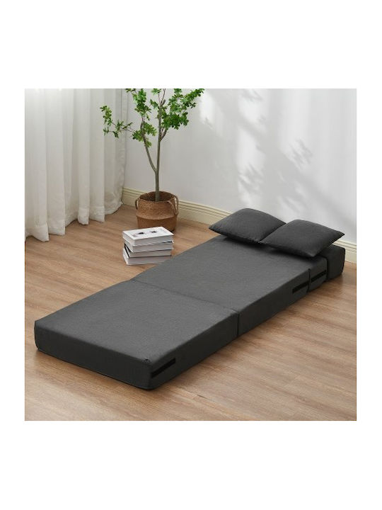 Multifunctional Bean Bag Sofa Dark Gray 186x73x15cm