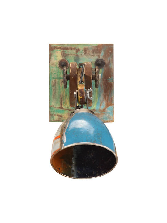 vidaXL Industrial Lamp Wall with Socket E27 Multicolour 14cm