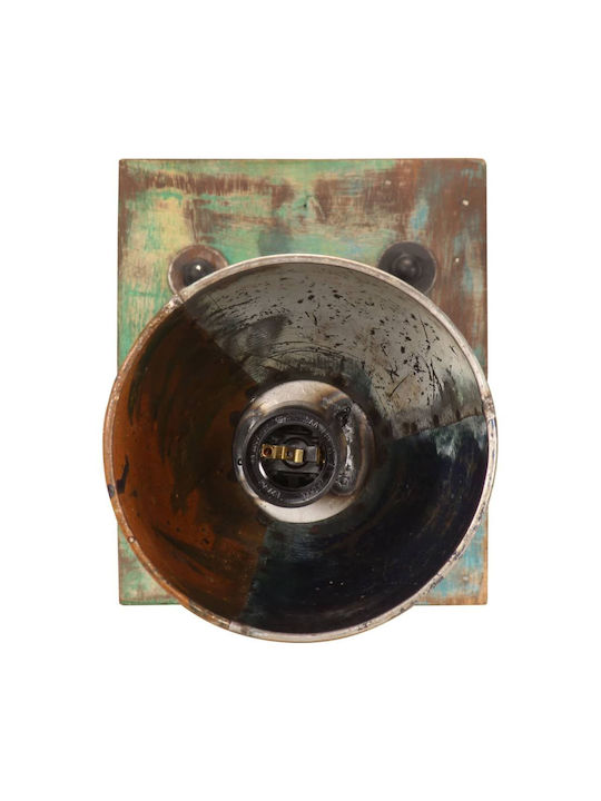 vidaXL Industrial Lamp Wall with Socket E27 Multicolour 14cm