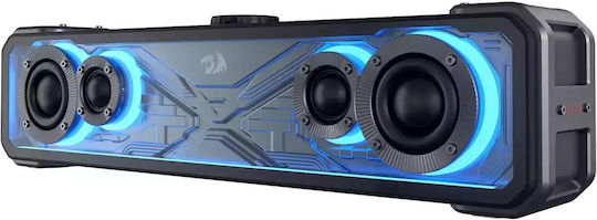Redragon Surge GS817 2.0 Wireless Speakers with RGB and Bluetooth 30W Black