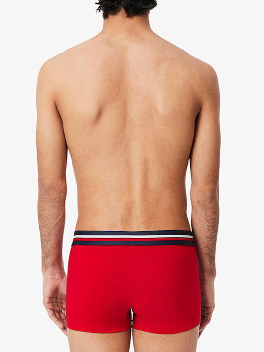 Lacoste Μποξεράκια 3Pack Red