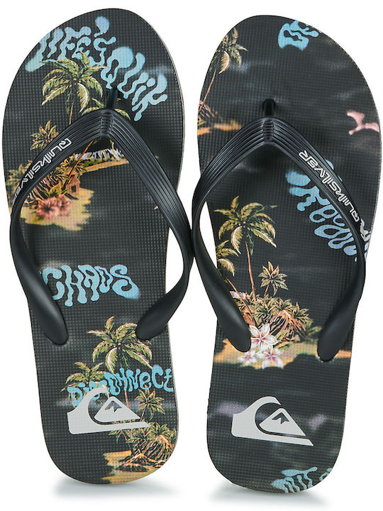 Molokai Art Herren Flip Flops Schwarze