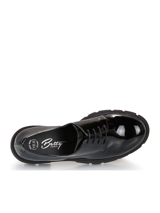 Pauline Women's Oxfords in Black Color