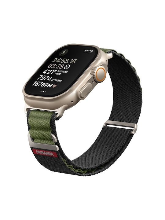 Skinarma Kobu Strap Apple Watch Ultra 49 45 44mm Olive Skinarma Kobu Strap Apple Watch Ultra 49 45 44mm Olive