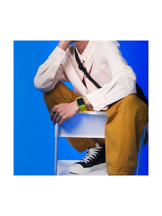Skinarma Strap+saido Cover 2in1 Apple Watch 45/44mm Yellow Neon
