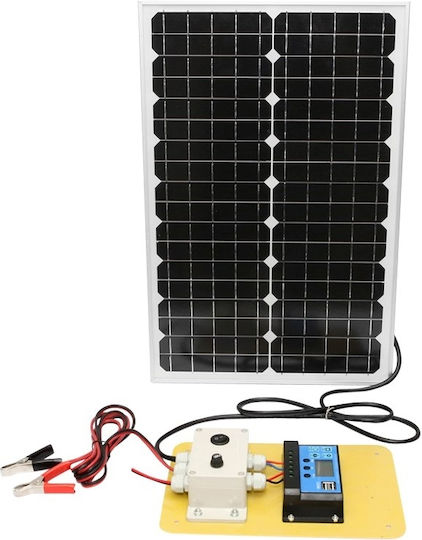 Pyramid International Solar Panel Kit Monokristallin Solarmodul 30W 24V 625x340x25mm