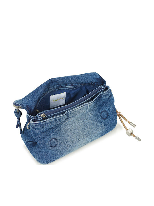 Half Logo Women's Bag Shoulder Blue