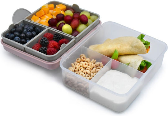 Melii Plastik Kinder Lunchset 0.118Es Rosa