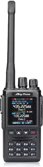 Anytone AT-D168UV Ασύρματος Πομποδέκτης UHF/VHF 5W με Έγχρωμη Οθόνη