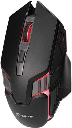 Xtrike Me GM-110 RGB Gaming Ποντίκι 3600 DPI Μαύρο