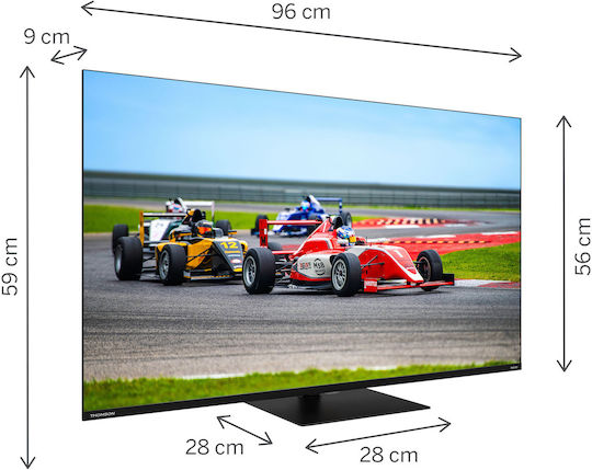 Thomson Smart Television 43" 4K UHD QLED 43QG7C14 HDR (2024)