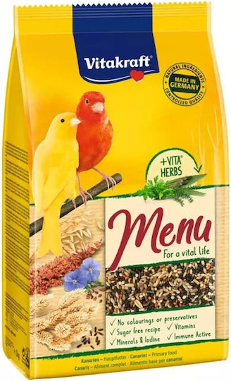 Vitakraft Premium Menu Food for Canaries with Honey 1kg