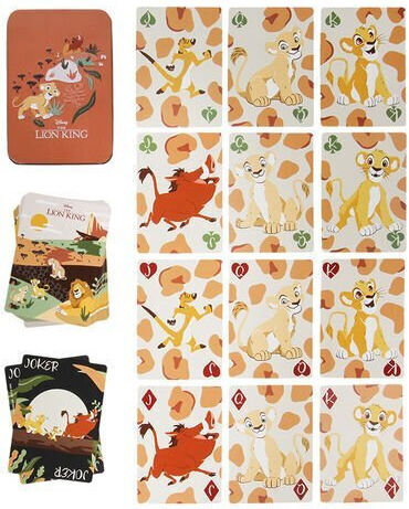 Paladone Disney The Lion King Set Collectible Playing Cards Gray