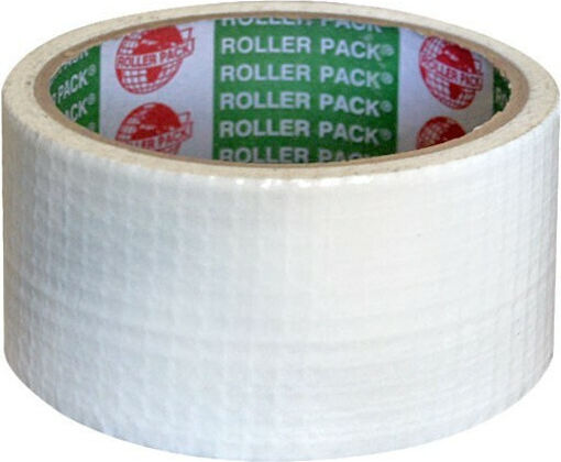 Roller Pack Самозалепваща Лента за тъкани Бяла 48ммx10м 1бр Roller Pack Самозалепваща Лента за тъкани Бяла 48ммx10м 1бр