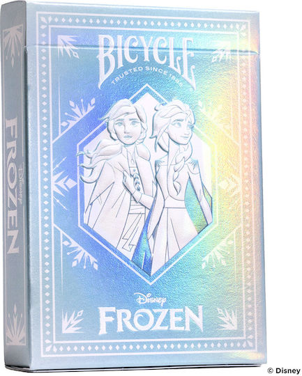 Cărți de joc Bicycle Disney Frozen Albastru & Mov