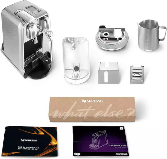 Sage Creatista Plus Καφετιέρα για Κάψουλες Nespresso Πίεσης 15bar Γκρι