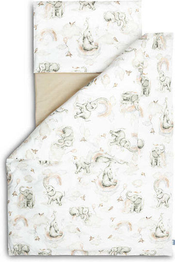 Sensillo Baby Crib Bedding Set 3pcs Gray