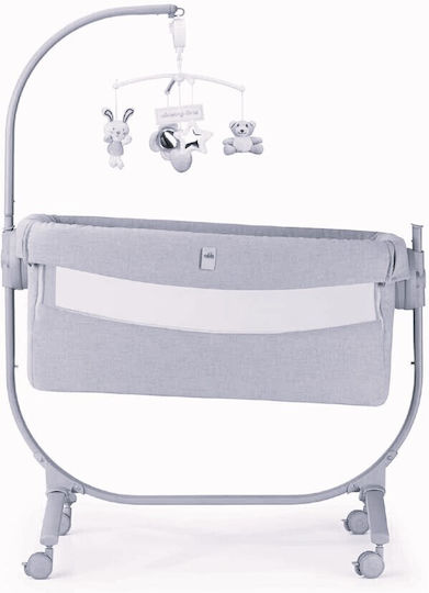 Cam Cradle Cullami with Mattress and Wheels Pink