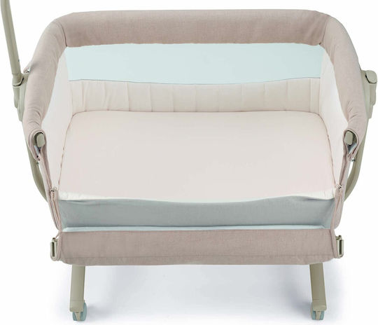 Cam Cradle Cullami with Mattress and Wheels Beige