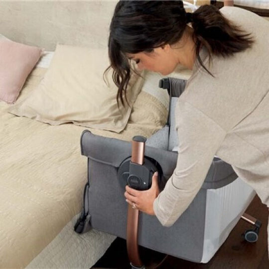 Cam Cradle Cullami with Mattress and Wheels Pink