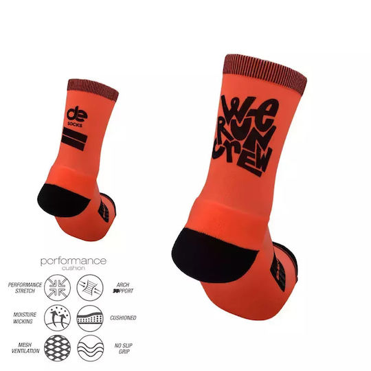 Desocks Cycling Socks Orange